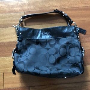 Coach Zoe large signature shoulder bag